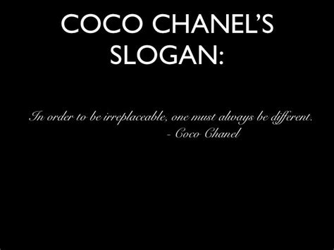 slogan chanel